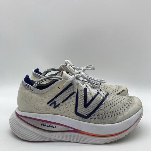 Mens Size 11.5 New Balance FuelCell SuperComp Running Shoes White MRCXLW2 - Picture 1 of 9